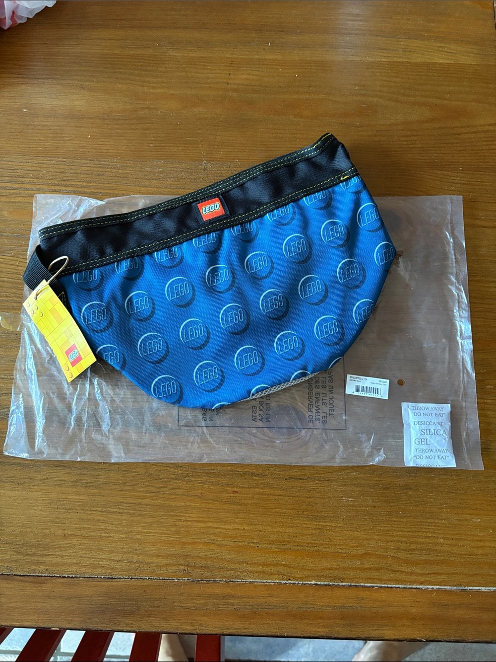 Lego Blue Logo Storage Cinch Bag